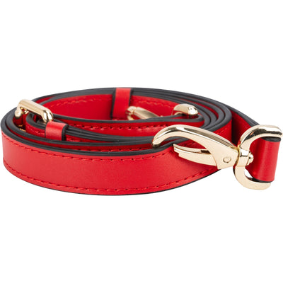 Crossbody Schulterriemen - Rot (Mittelbreit / Verstellbar)