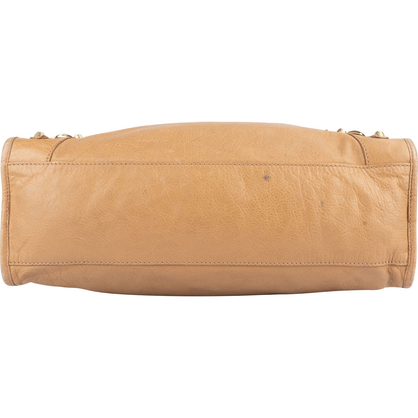 Balenciaga Beige Leather City Handbag