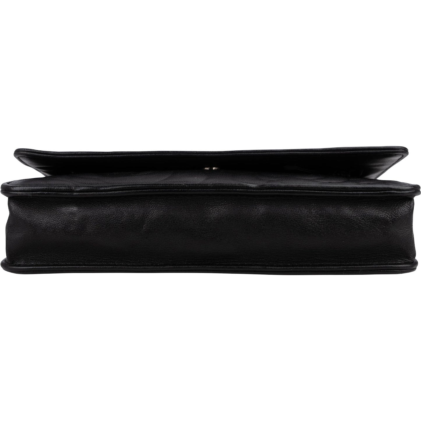 Chanel Camellia Embossed Lambskin Wallet On Chain Crossbody Bag