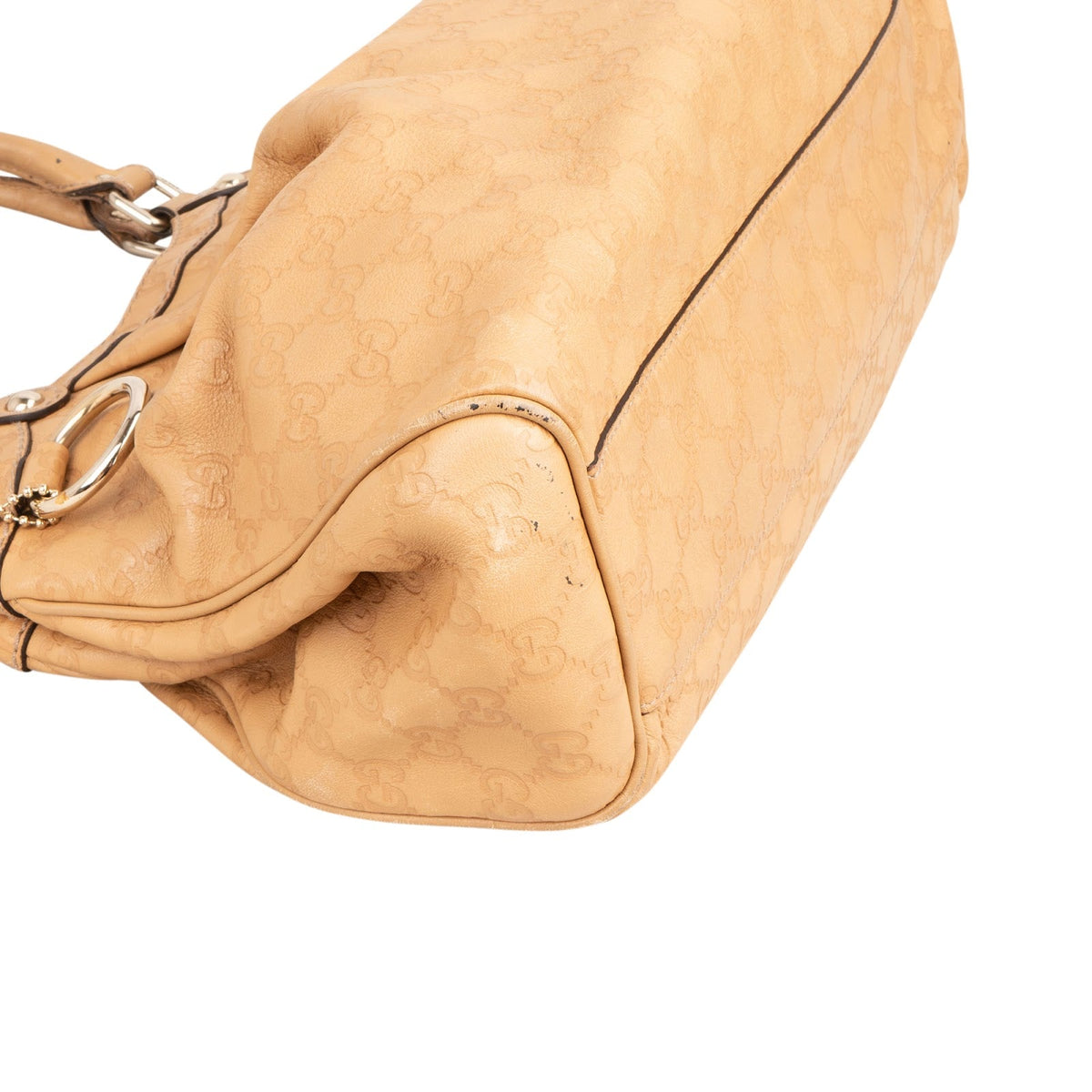 Gucci Beige Guccissima Leather Sukey Handbag