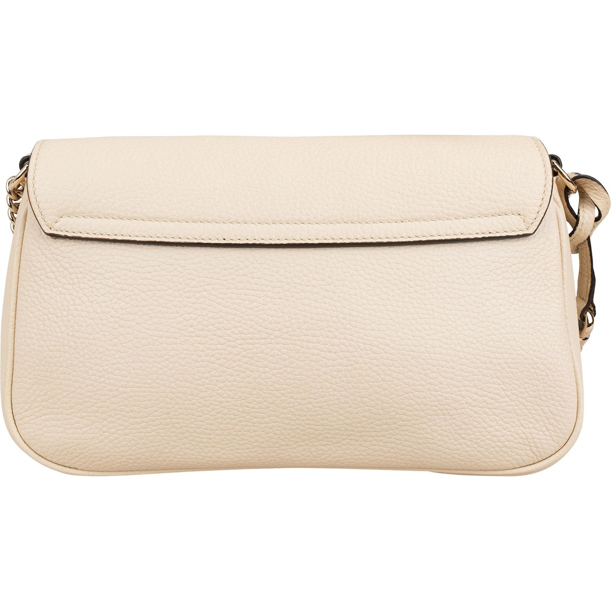 Gucci Grained Leather Soho Flap Crossbody Bag