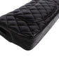 Chanel Quilted Lambskin East West Single Flap Shoulder Bag