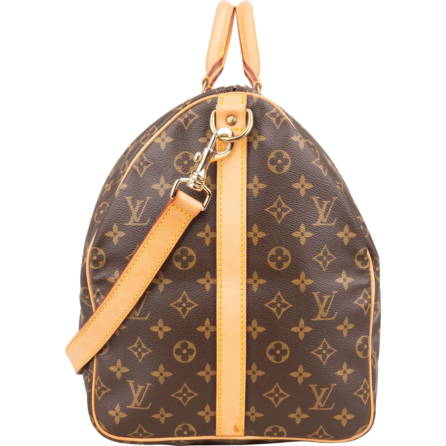 Louis Vuitton Monogram Canvas Keepall 55 Bandoulière Travel Bag