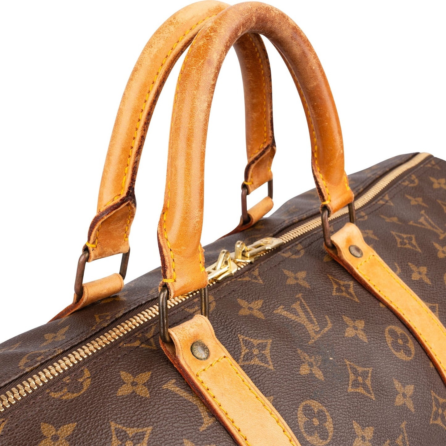 Louis Vuitton Monogram Canvas Keepall 55 Travel Bag