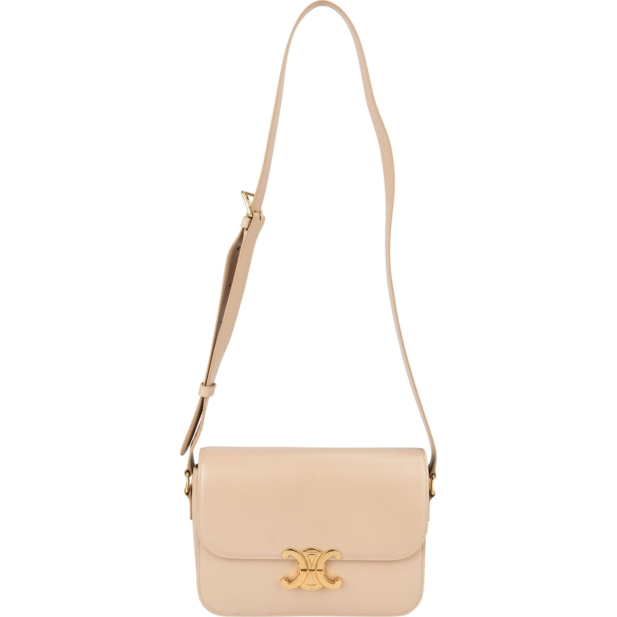 Celine Calfskin Teen Triomphe Crossbody Bag