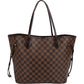 Louis Vuitton Monogram Damier Ebene Canvas Neverfull MM Shoulder Bag