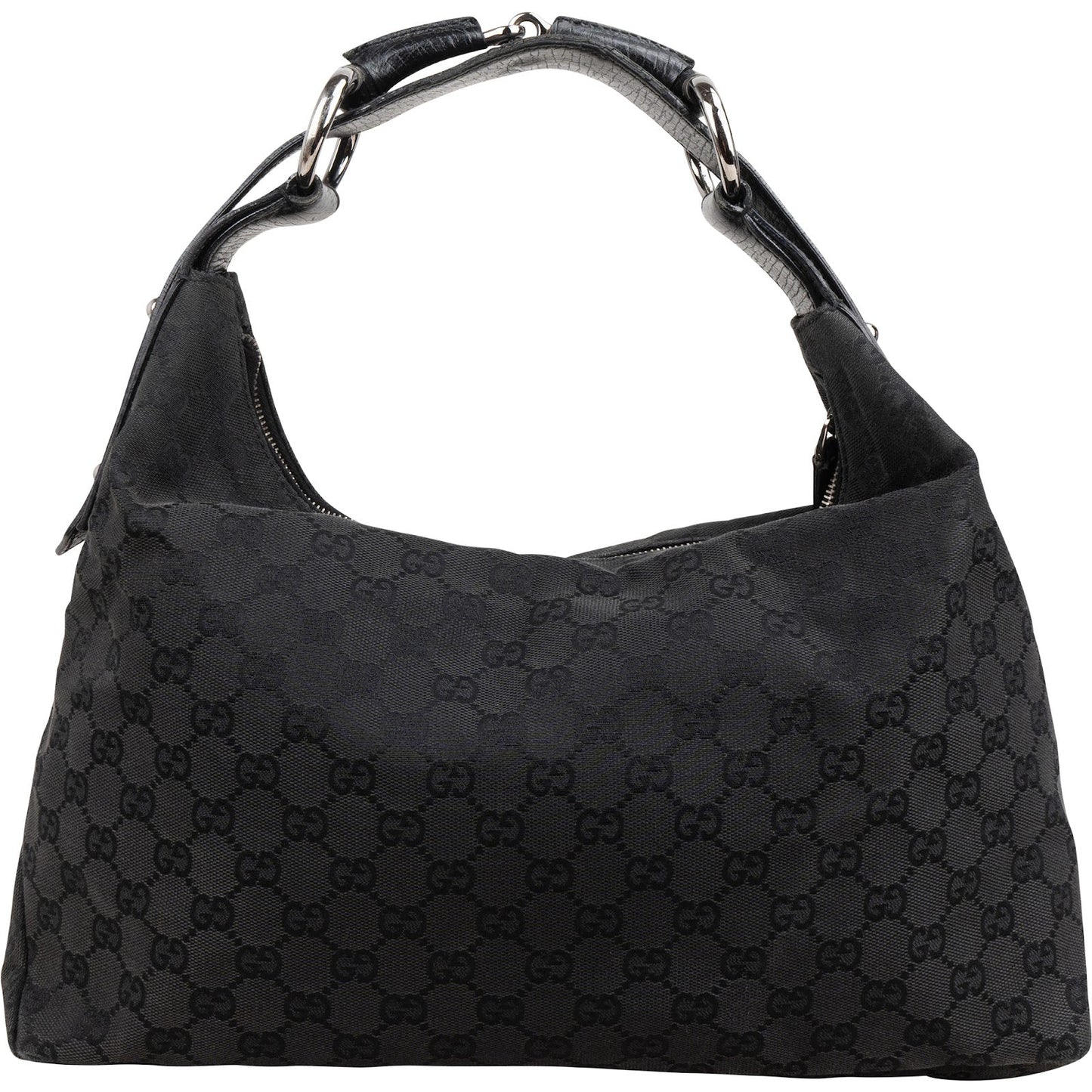 Gucci Monogram GG Canvas Horse Bit Hobo Handbag
