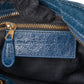 Balenciaga Blue Leather Mini City Handbag