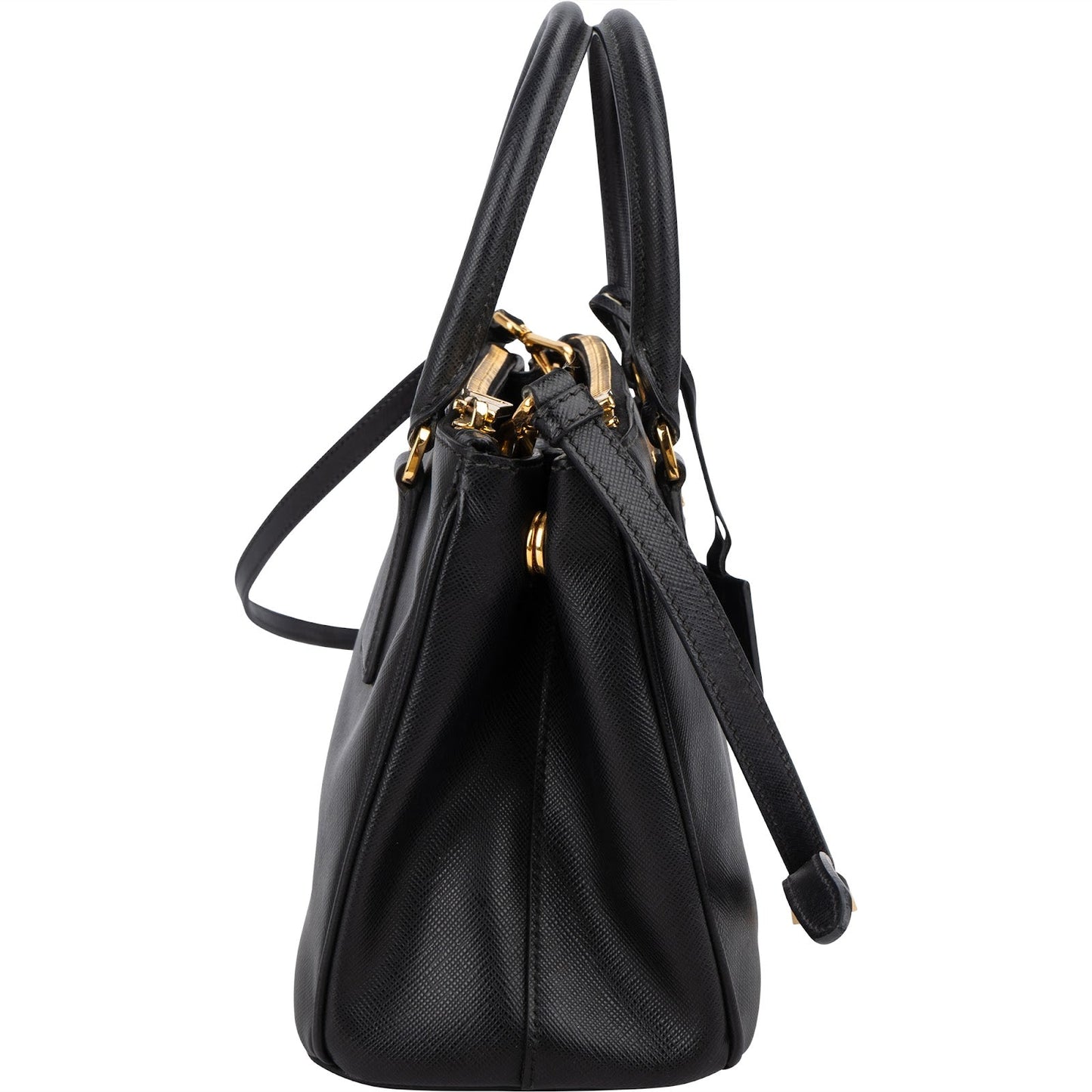 Prada Saffiano Leather Small Galleria Handbag