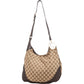 Gucci Monogram GG Canvas Britt Hobo GG Shoulder Bag