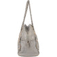 Chanel Crinkled Leather Braided Bowler Shoulder Bag