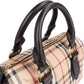 Burberry Haymarket Check Boston Handbag