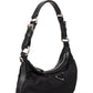 Prada Tessuto and Leather Triangle Hobo Shoulder Bag