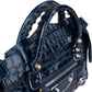 Balenciaga Croc-Embossed Leather Neo Cagole City Handbag