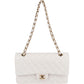 Chanel Quilted Caviar Leather Medium Double Flap Shoulder Bag