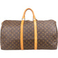 Louis Vuitton Monogram Canvas Keepall 55 Bandoulière Travel Bag
