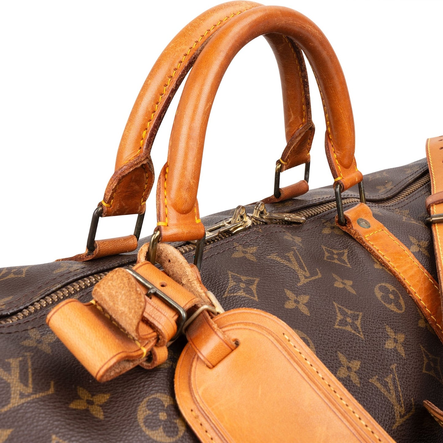 Louis Vuitton Monogram Canvas Keepall 60 Bandoulière Travel Bag