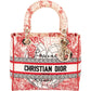 Dior D-Lite D-Royaume d'Amour aus besticktem Canvas – Vorderansicht