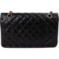 Chanel Medium Double Flap aus gestepptem Lammleder – Ansicht 4