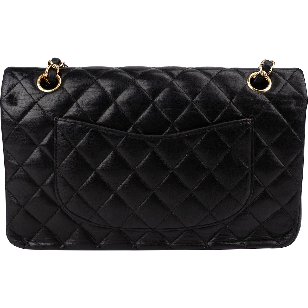 Chanel Medium Double Flap aus gestepptem Lammleder – Ansicht 4