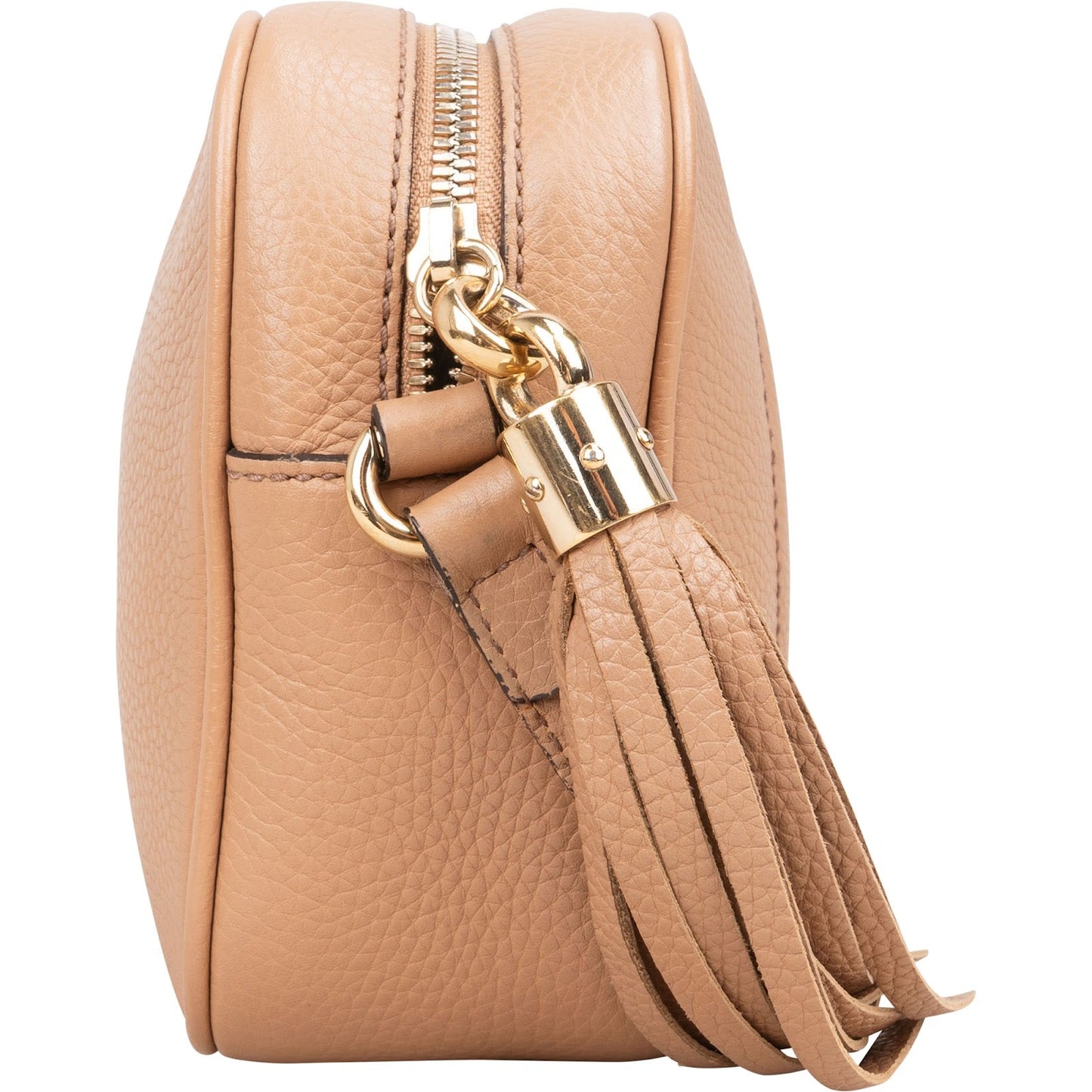 Gucci Grained Leather GG Soho Camera Crossbody Bag