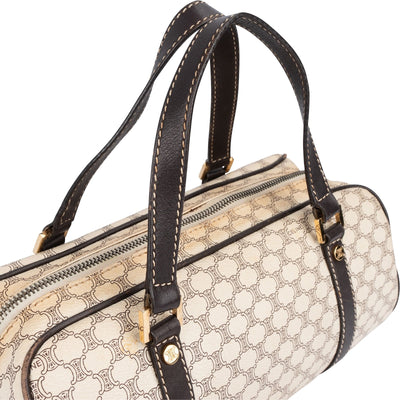 Celine Macadam Monogram Small Boston Handbag
