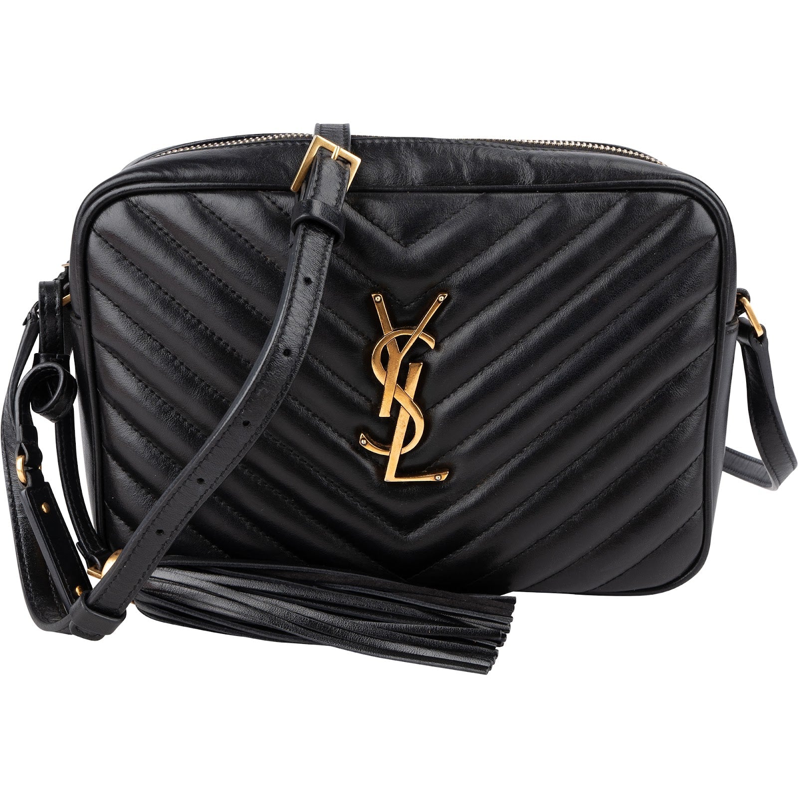Yves Saint Laurent Quilted Leather Lou Camera Crossbody Bag