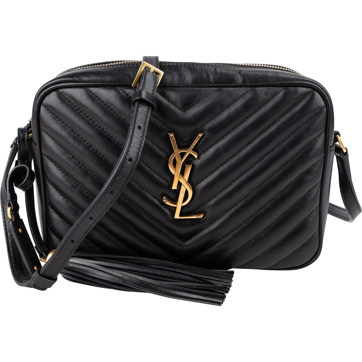 Yves Saint Laurent Quilted Leather Lou Camera Crossbody Bag