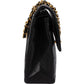 Chanel Quilted Lambskin 24K Gold Double Flap Shoulder Bag