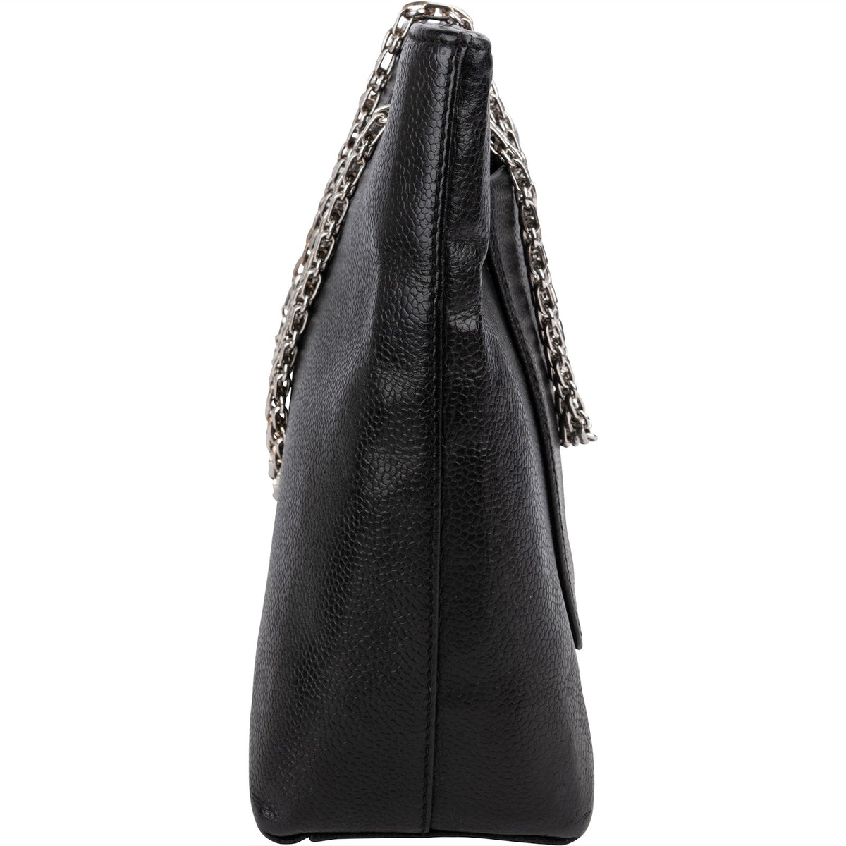 Chanel Caviar Leather Bijoux Chain Tote Shoulder Crossbody Bag