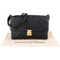 Louis Vuitton Noir Monogram Empreinte Leather Fascinante Crossbody Bag