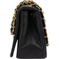 Chanel Quilted Lambskin 24K Gold Single Flap Crossbody Bag