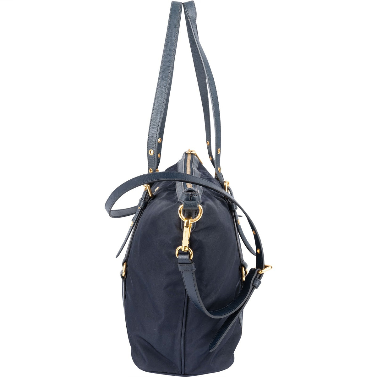 Prada Tote aus Nylon und Saffiano-Leder – Ansicht 5