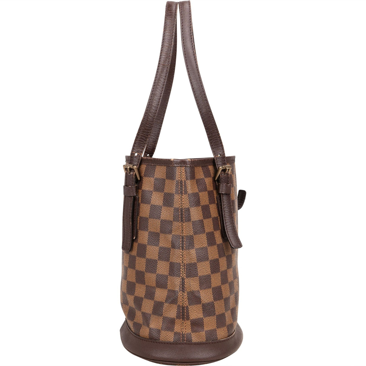 Louis Vuitton Monogram Damier Ebene Bucket PM Shoulder Bag