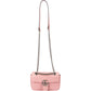 Gucci Pink Matelassé Leather GG Marmont Small Crossbody Bag