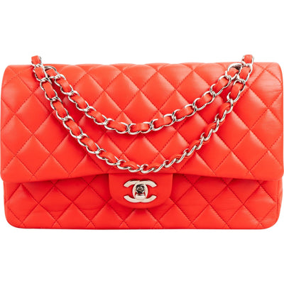 Chanel Palladium Medium Double Flap Schultertasche