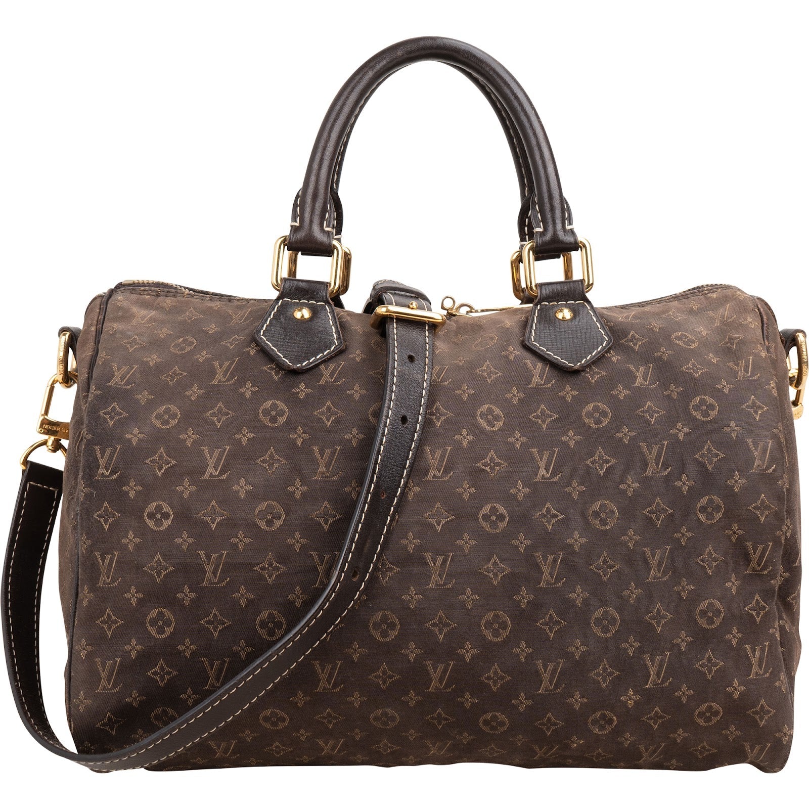 Louis Vuitton Mini Lin Monogram Speedy 30 Bandoulière Handbag