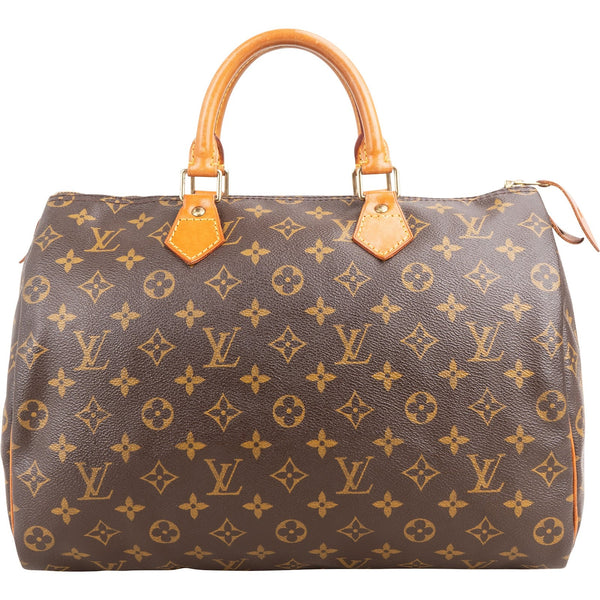Louis Vuitton Monogram Canvas Speedy 35 Handbag
