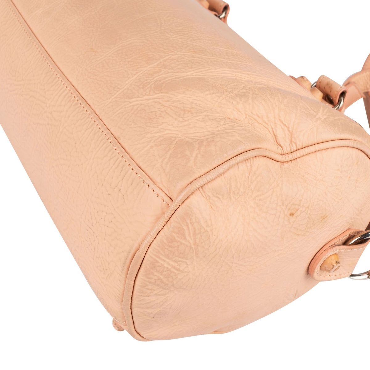 Balenciaga Pink Leather Mini City Handbag