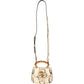 Gucci Multicolor Python Leather Bamboo 1947 Mini Top Handle Handbag