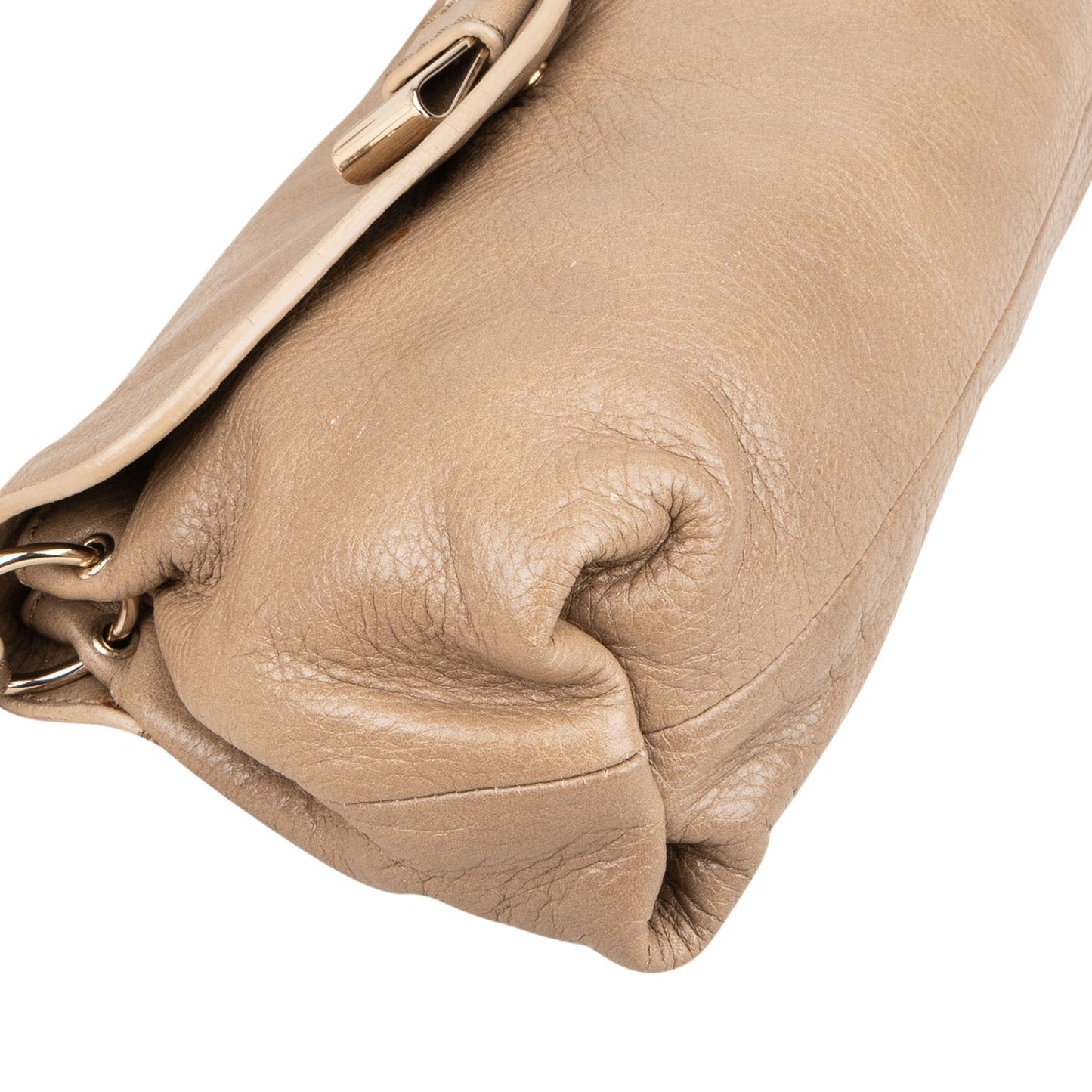 Chloé Leather Lily Bow Pochette Handbag