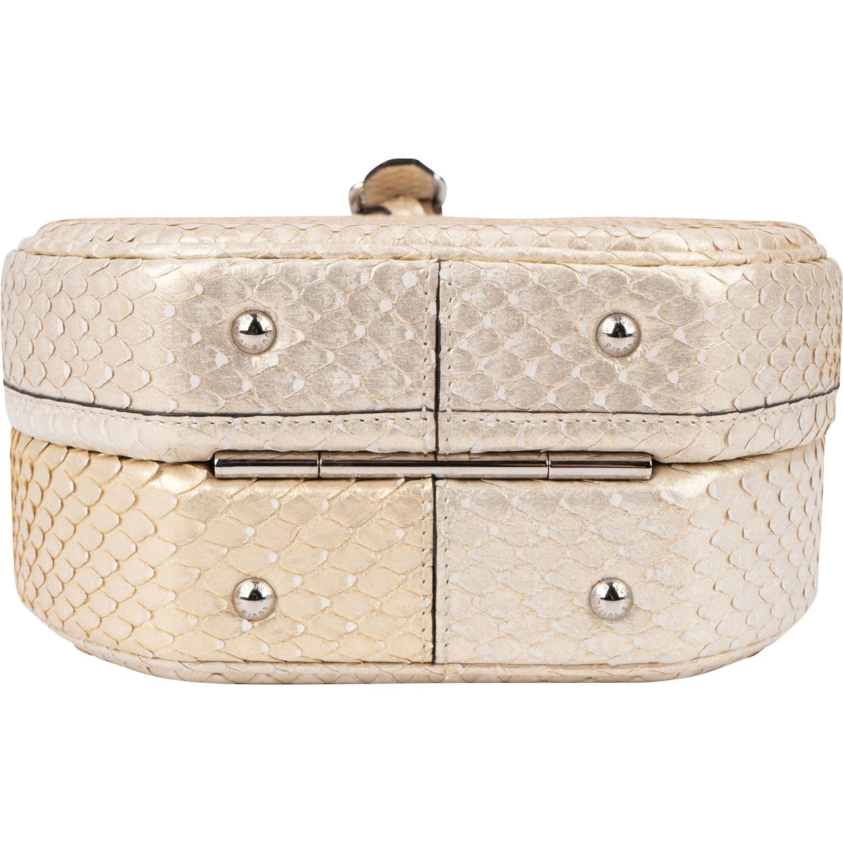 Louis Vuitton Python Leather Nano Boite Chapeau Crossbody Bag