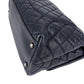 Chanel Quilted Caviar Leather Lizard Coco Handle Flap Handbag