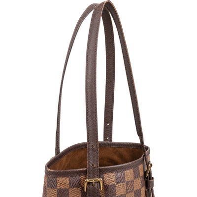 Louis Vuitton Monogram Damier Ebene Bucket PM Shoulder Bag