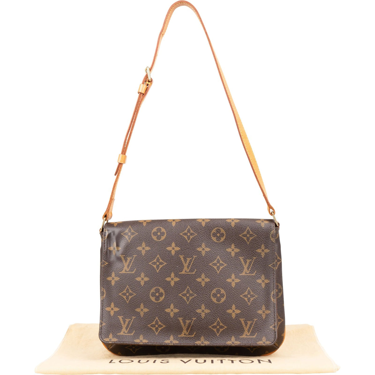 Louis Vuitton Monogram Canvas Musette Tango Shoulder Bag