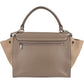 Céline Drummed Calfskin and Suede Trapeze Handbag
