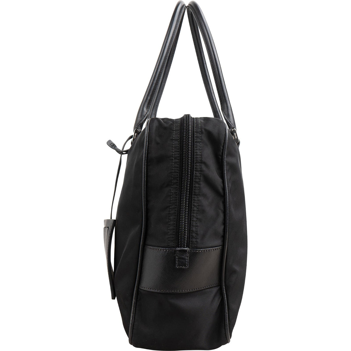 Prada Tessuto Saffiano Leather Triangle Briefcase Handbag