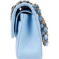 Chanel Quilted Caviar Leather Small Double Flap Shoulder Bag