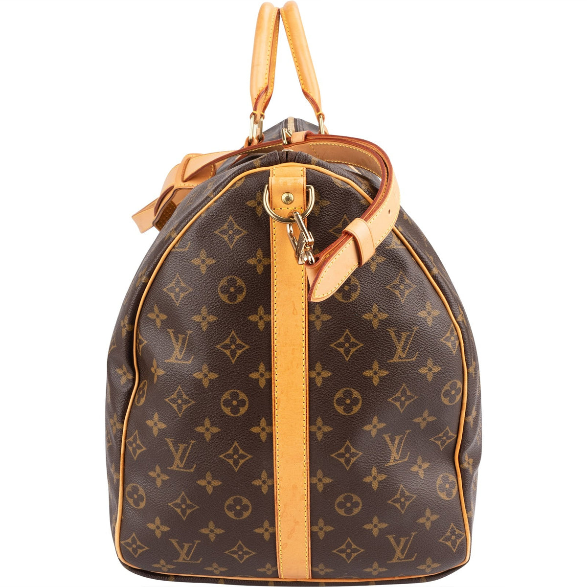 Louis Vuitton Monogram Canvas Keepall 60 Bandoulière Travel Bag
