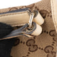 Gucci Monogram GG Canvas Interlocking G New Britt Shoulder Bag
